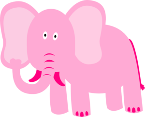 Don't think of me. I'm a pink elephant!