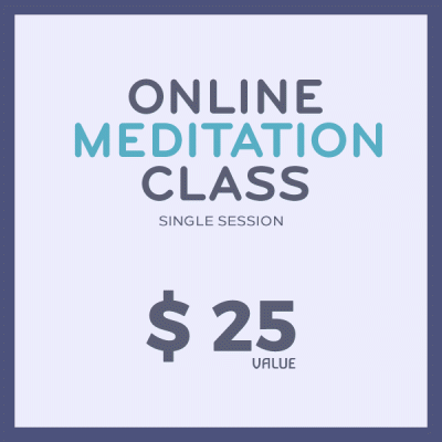 Online Meditation Class: Single Session