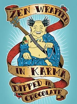 Zen Wrapped in Karma and Dipped in Chocolate by Brad Warner